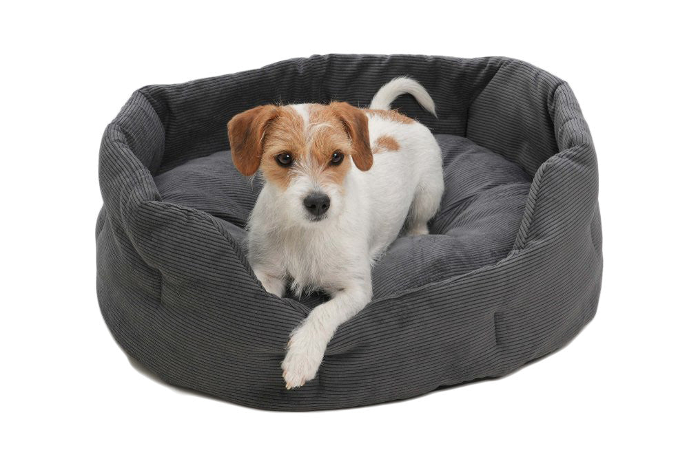 Round dog bed Chelsea Cord by DOGS in the CITY®
