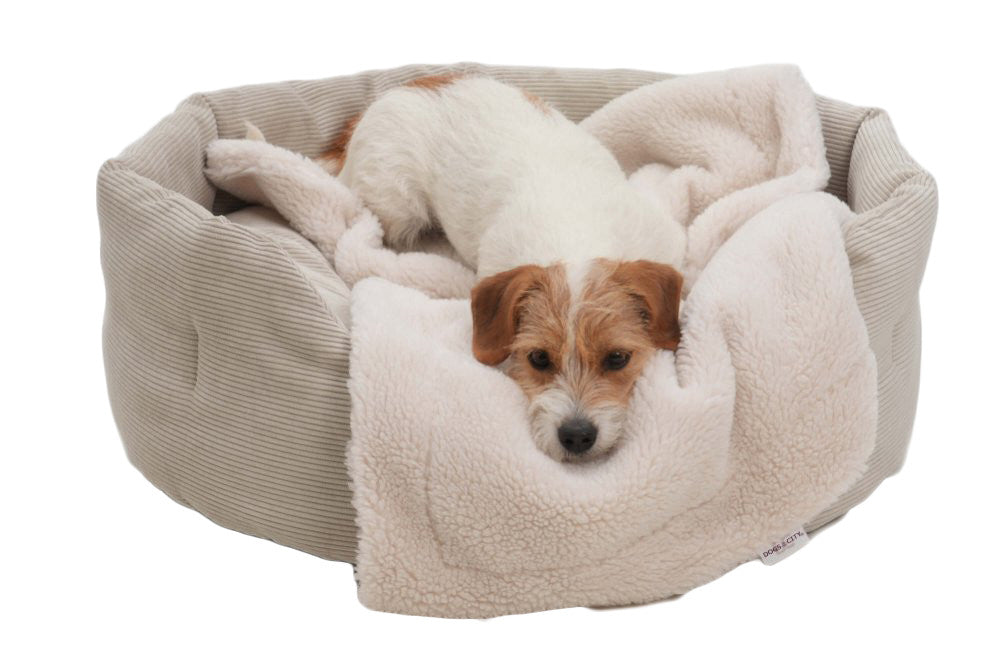 Hundebett rund Chelsea Cord von DOGS in the CITY®