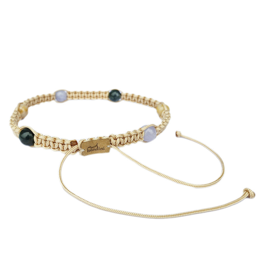 Collier en pierres de soin pour chien - Force & Vitalité - HUNDINI