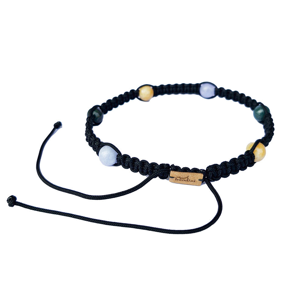 Healing Gemstone Necklace for Dogs - Strength & Vitality - HUNDINI