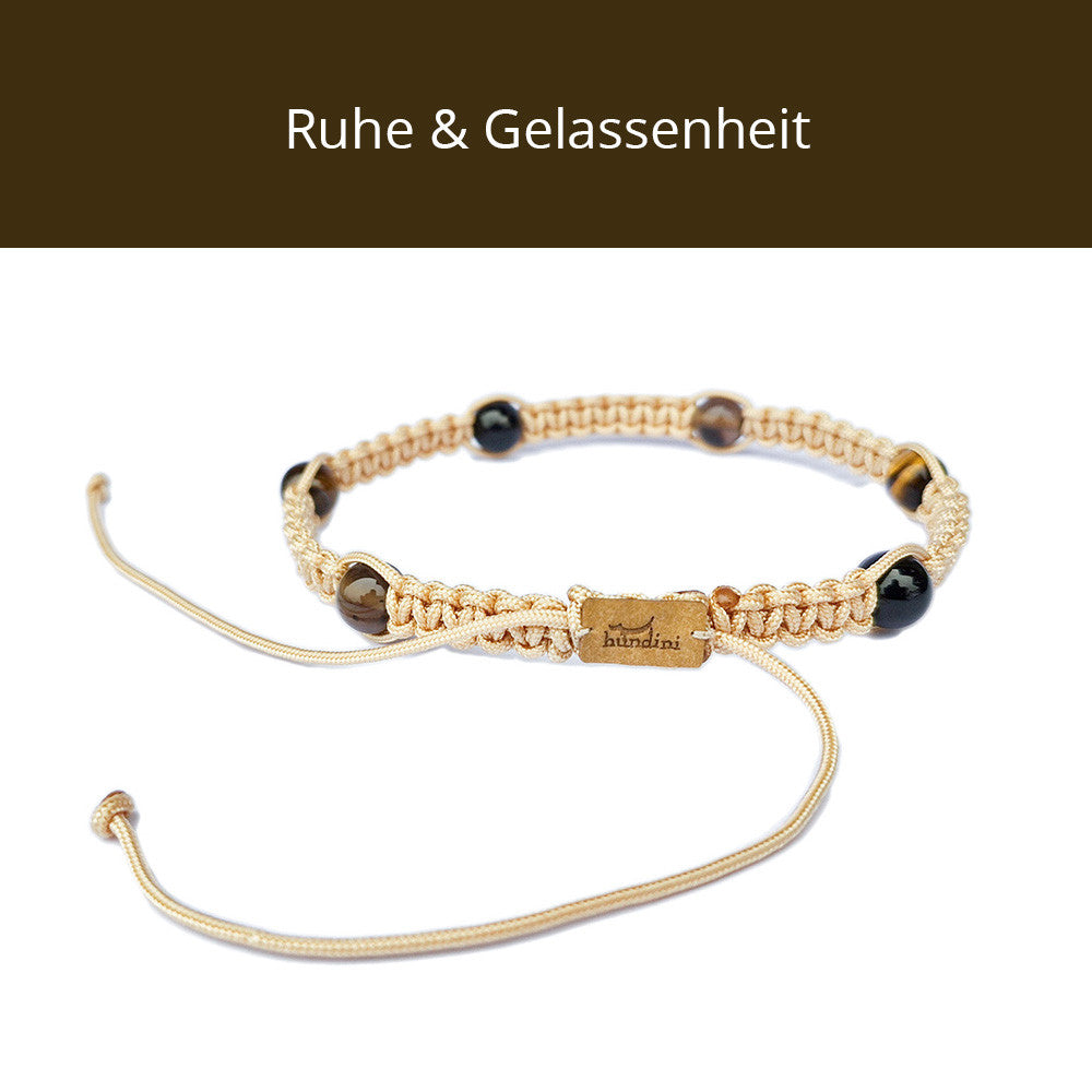 Collier de pierres curatives pour chien - Calme & Sérénité - HUNDINI