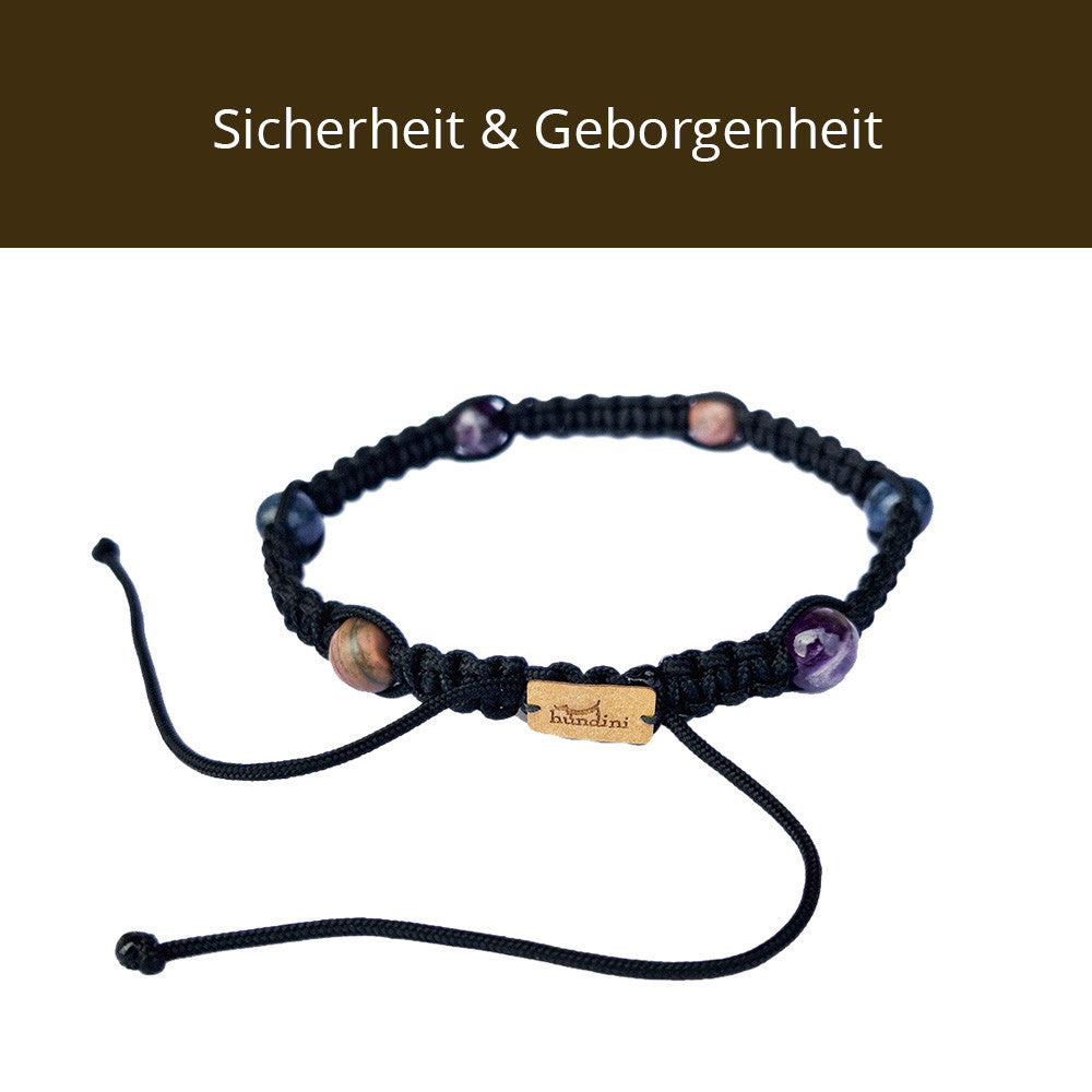 Collier lithothérapie pour chien - Sécurité & réconfort - HUNDINI