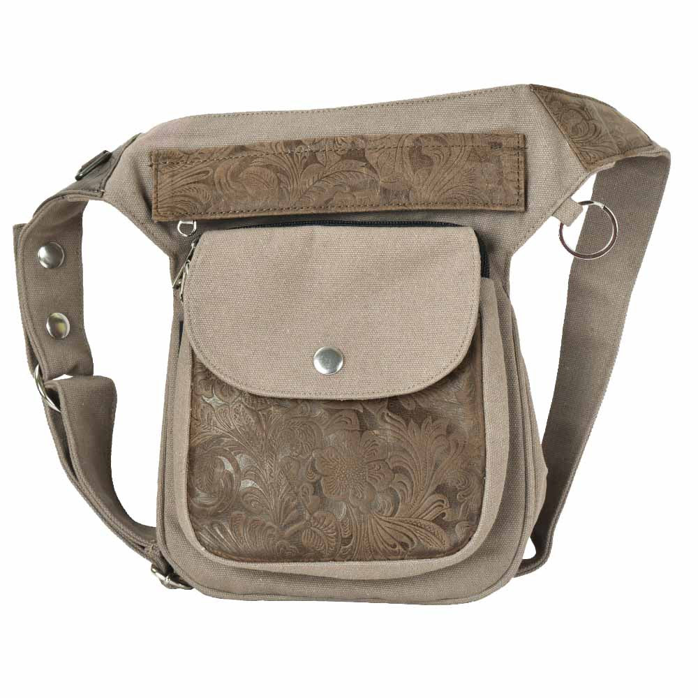 Sac banane Hannover Vintage F-112 cuir/toile de Nijens