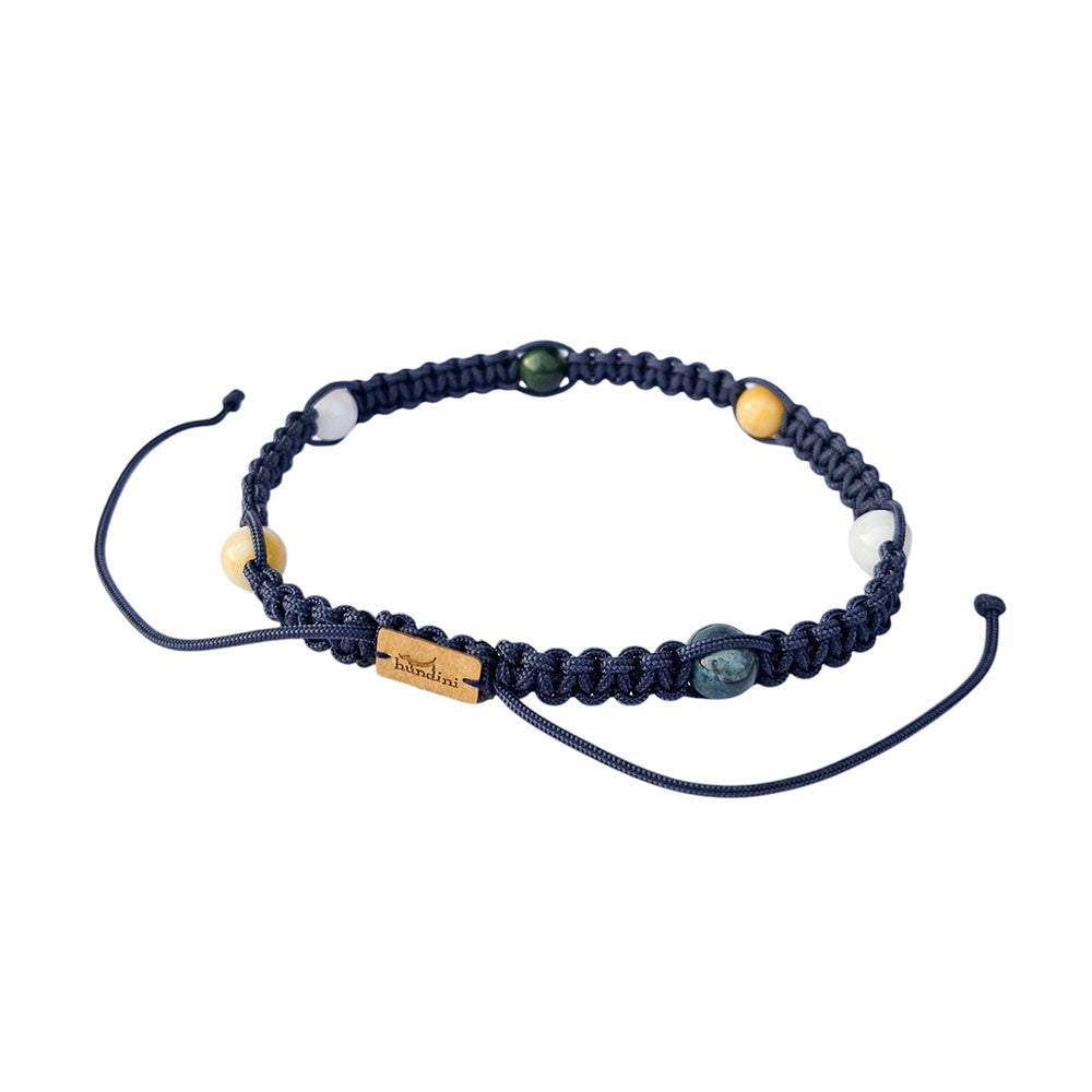 Healing Gemstone Necklace for Dogs - Strength & Vitality - HUNDINI
