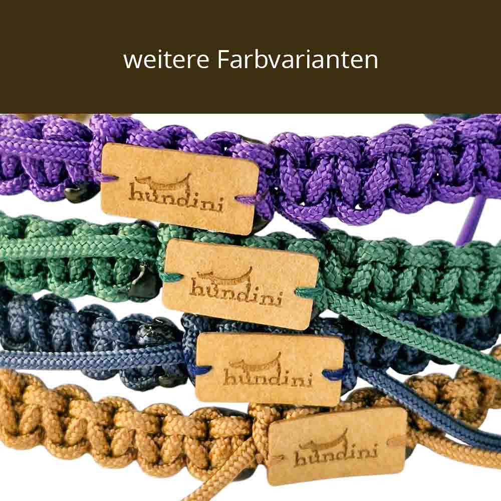 Collier de pierres curatives pour chien - Calme & Sérénité - HUNDINI