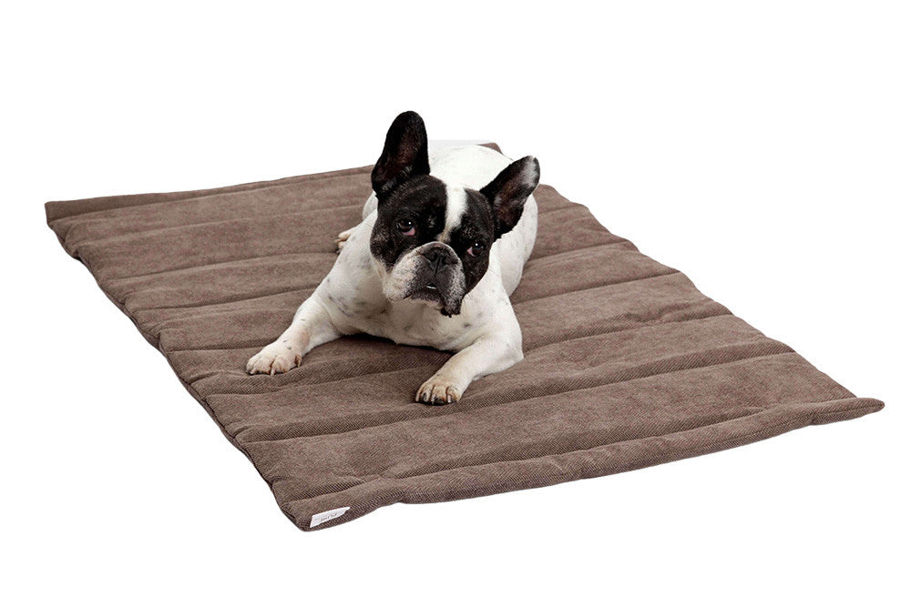 Travel blanket Travel Mat Madison brown+grey by DOGS in the CITY®