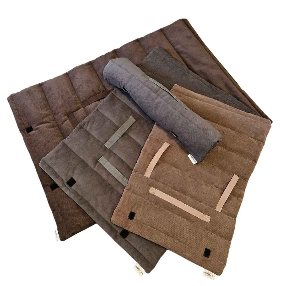 Travel blanket Travel Mat Madison brown+grey by DOGS in the CITY®